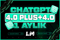 ⭐️[OTO TESLIM] ChatGPT 1 Aylık Plus 4.0 & 4-o