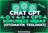 ⭐️[OTO TESLİM] CHATGPT PLUS 4.0 + 4-o SORUNSUZ