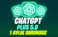 1 AYLIK | ChatGPT Plus 5.0