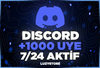 ⭐OTO TESLİM⭐DİSCORD 1000 7/24 AKTİF ÜYE