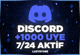 ⭐OTO TESLİM⭐DİSCORD 1000 7/24 AKTİF ÜYE