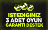 ⭐OTO TESLİM ⭐ İstediğiniz 3 Oyun + Garanti