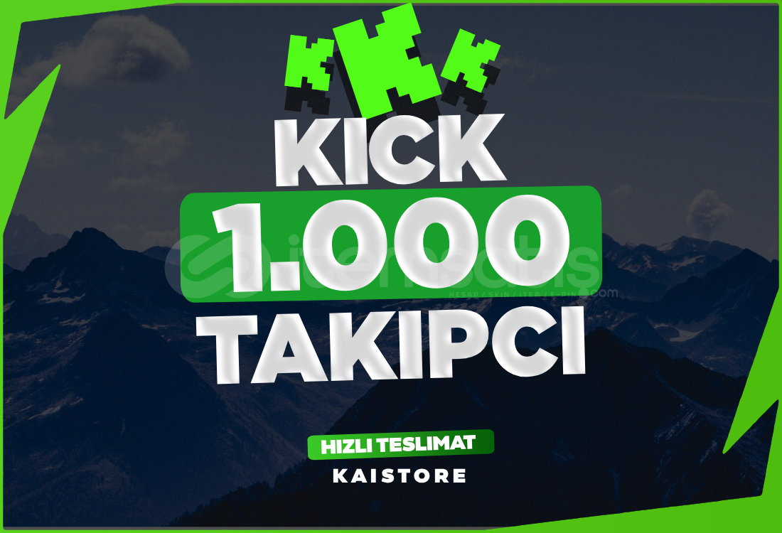 ⭐️ HIZLI TESLİM - KİCK 1000 TAKİPÇİ ⭐️ ⭐️ HIZLI TESLİM - KİCK 1000 TAKİPÇİ ⭐️