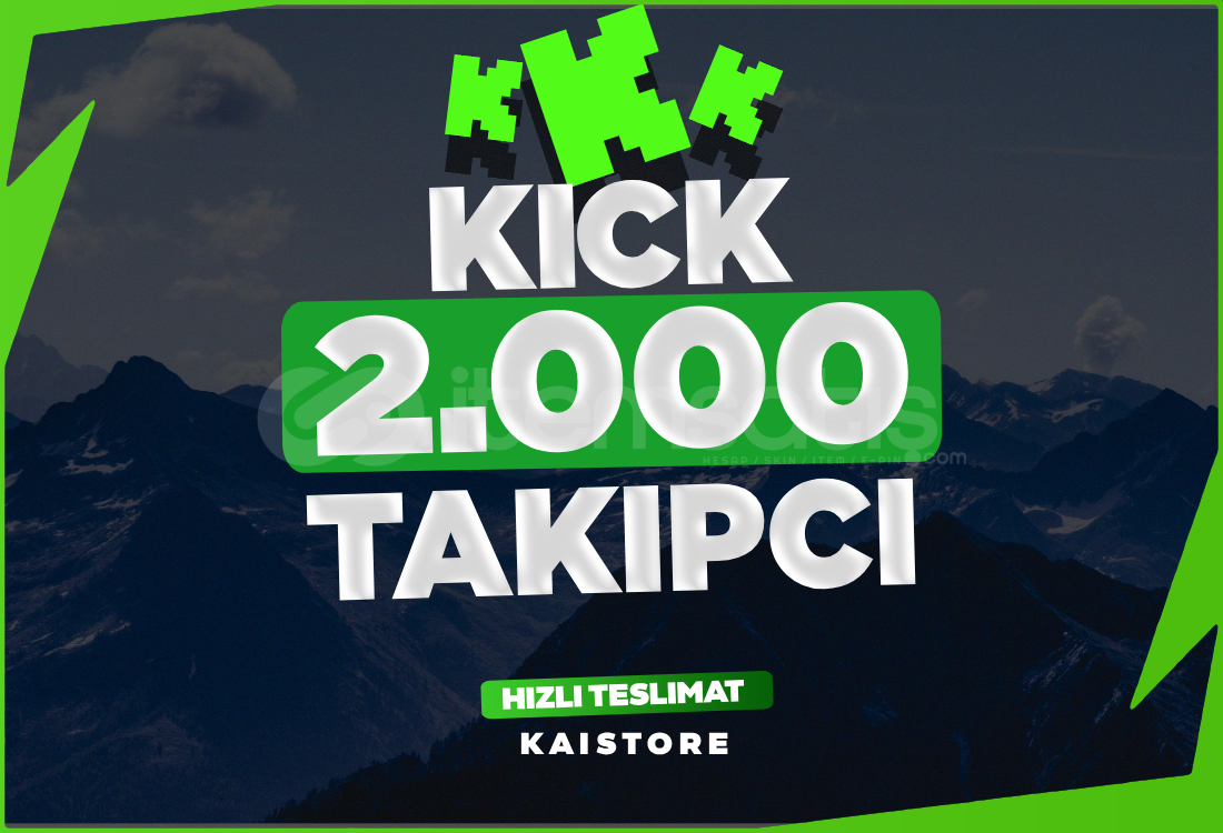 ⭐️ HIZLI TESLİM - KİCK 2000 TAKİPÇİ ⭐️ ⭐️ HIZLI TESLİM - KİCK 2000 TAKİPÇİ ⭐️