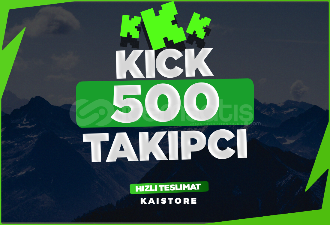 ⭐️ HIZLI TESLİM - KİCK 500 TAKİPÇİ ⭐️ ⭐️ HIZLI TESLİM - KİCK 500 TAKİPÇİ ⭐️