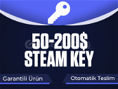 [Oto Teslim] Min 50-200$ / 1500-6000₺ Steam Key
