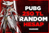 ⭐ [OTO TESLİM] PUBG 250 TL RANDOM HESAP 