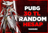 ⭐ [OTO TESLİM] PUBG 30 TL RANDOM HESAP 