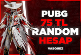 ⭐ [OTO TESLİM] PUBG 75 TL RANDOM HESAP 