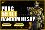 ⭐️[OTO TESLİM] PUBG MOBİLE 50 TL RANDOM HESAP⭐️