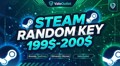 ⭐[OTO TESLİM] Steam 199$-200$ Random Key ⭐