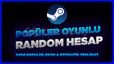 ⭐[OTO TESLİM] STEAM POPULER OYUNLU HESAP ⭐