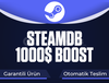 Steam SteamDB +1000$ Hesap Değeri Boost