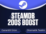 Steam SteamDB +200$ Hesap Değeri Boost