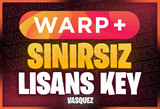 ⭐️[Oto Teslim] WARP+ PLUS | Sınırsız Key 