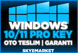 ⭐OTO TESLİM⭐WİNDOWS 10/11 PRO KEY⭐