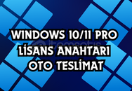 ⭐OTO TESLİM Windows 10/11 Pro Key + Granti⭐