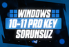 ⭐[HATASIZ] Windows 10/11 Pro Key