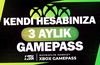 Oto Teslim | XBOX GamePass 3 Aylık 