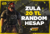 ⭐ [OTO TESLİM] Zula 20 TL Random Hesap