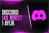 [OTO TESLIMAT] 1 aylık 14x boost Discord 