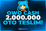 ⭐OTO TESLİMAT⭐ 2M OWO CASH