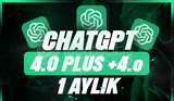 ⭐️[OTO TESLİMAT]⭐️CHATGPT PLUS 4.0 & 4-o ⭐️