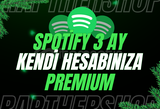 ⭐ Kendi Hesabınıza Spotify 3 Aylık Premium Kod