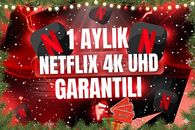 [OtoGiriş+Kişisel] 1 AY GARANTİLİ 4K HD Netflix