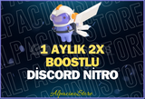 [OTOMATİK]1 AYLIK 2X BOOSTLU DİSCORD NİTRO