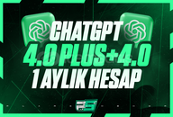⭐GARANTİLİ⭐1 AYLIK FULL CHATGPT 4.o PLUS