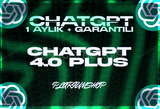 ⭐OTOMATİK⭐1 AYLIK FULL CHATGPT 4.o PLUS