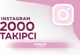 ⭐OTOMATIK⭐ 2000 Instagram Takipçi