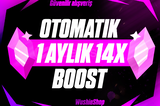 ✨[OTO] DISCORD 1 AYLIK 14X BOOST✨