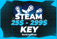 ⭐️ OTOMATİK | En Az 25$ - 299$ Steam Key