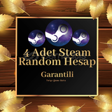 ✨OTOMATİK | Garantili 4 Adet Steam Random Hesap