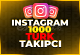 ⭐[OTOMATIK] Instagram 1000 Türk Takipçi⭐