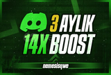 ⚡HIZLI | DİSCORD 3 AYLIK 14X BOOST⚡