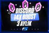 ✨OTOMATİK TESLİM | 3 AYLIK 14X SERVER BOOST✨