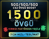 OTOMATIK TESLIMAT CS2 1500 ÖVGÜ BOOST HİZMETİ !