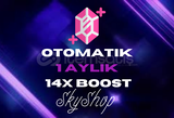 ⭐Otomatik Teslimat⭐1Aylık 14x Boost⭐