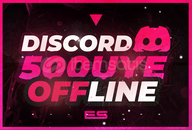 ( HIZLI TESLİMAT) 500 Discord Offline Üye