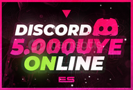 (HIZLI TESLİMAT) Discord 5000 7/24 Aktif Üye