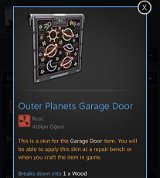 Outer Planets Garage Door