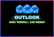 OUTLOOK 2023 TARIHLI HESAPLAR / 100 ADET