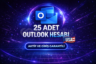 ⭐???????? | Outlook 25 Adet Hesap | Manuel Teslimat