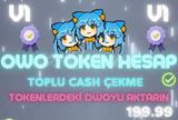 OwO Tokenlerden Para Çekme Botu TOPLU