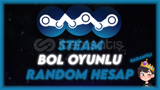 Oyun Garantili - Steam Random Hesap