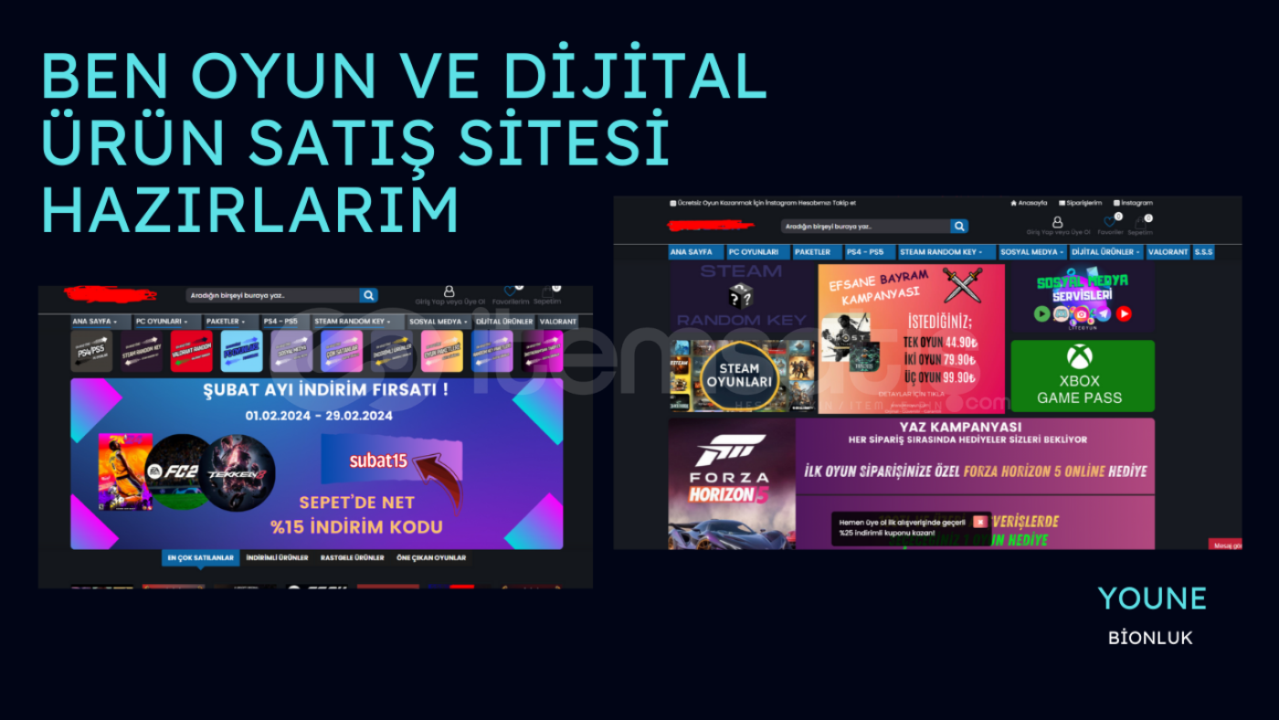 Oyun ve dijital ürün satış sitesi Oyun ve dijital ürün satış sitesi