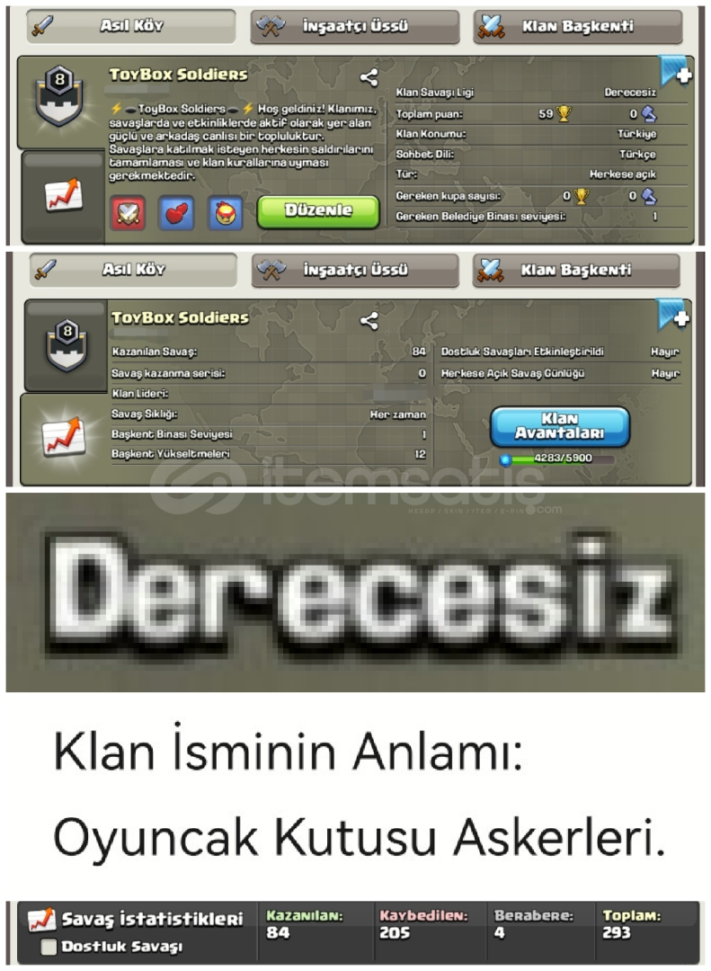 OYUNCAK ASKER⚡LİG KLANI⚡BAYRAM ÖZEL OYUNCAK ASKER⚡LİG KLANI⚡BAYRAM ÖZEL